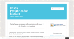 Desktop Screenshot of casasprefabricadasmadera.com